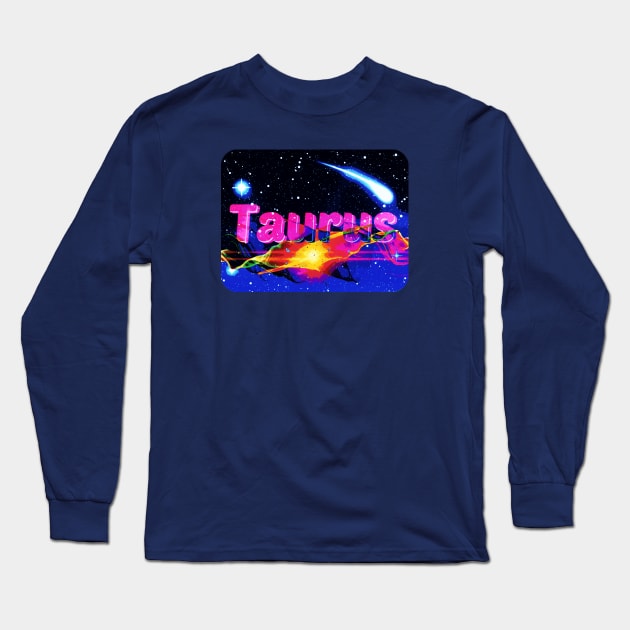 Cosmic Taurus Long Sleeve T-Shirt by TheDaintyTaurus